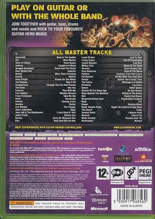 Guitar Hero Greatest Hits - XBOX Live - XBOX 360 (B Grade) (Genbrug)